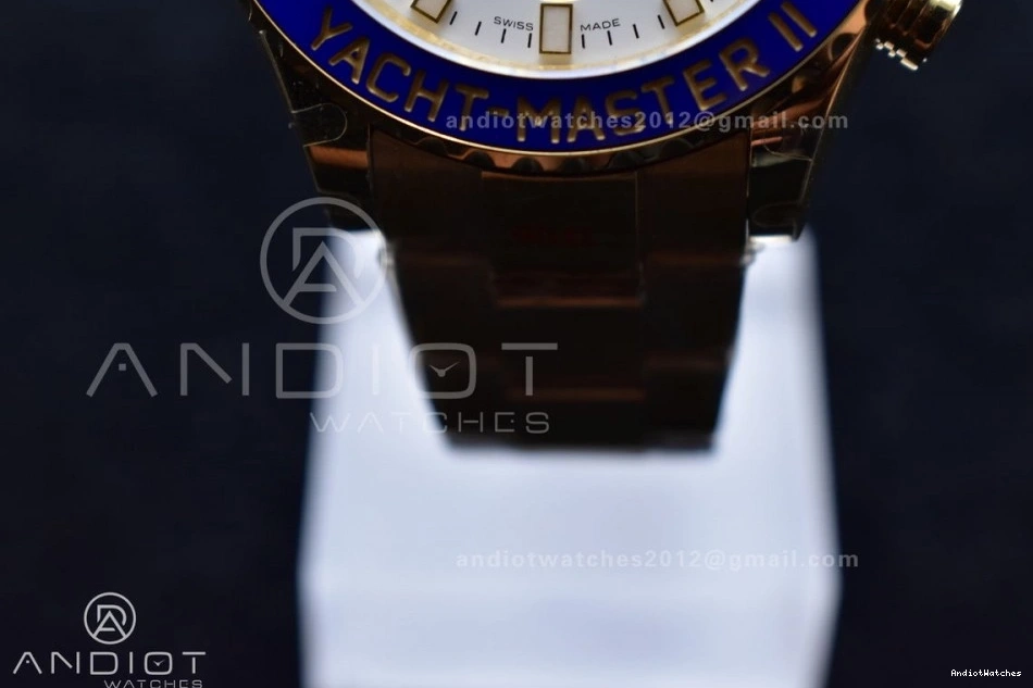 II Best Dial YachtMaster White A on Comfortable 116688 1218 YG 1:1 Bracelet Edition KF YG 0401